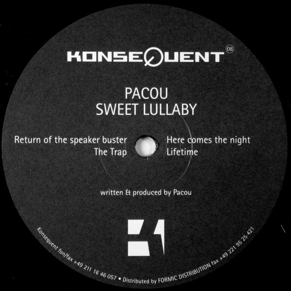 sweet lullaby pacou 