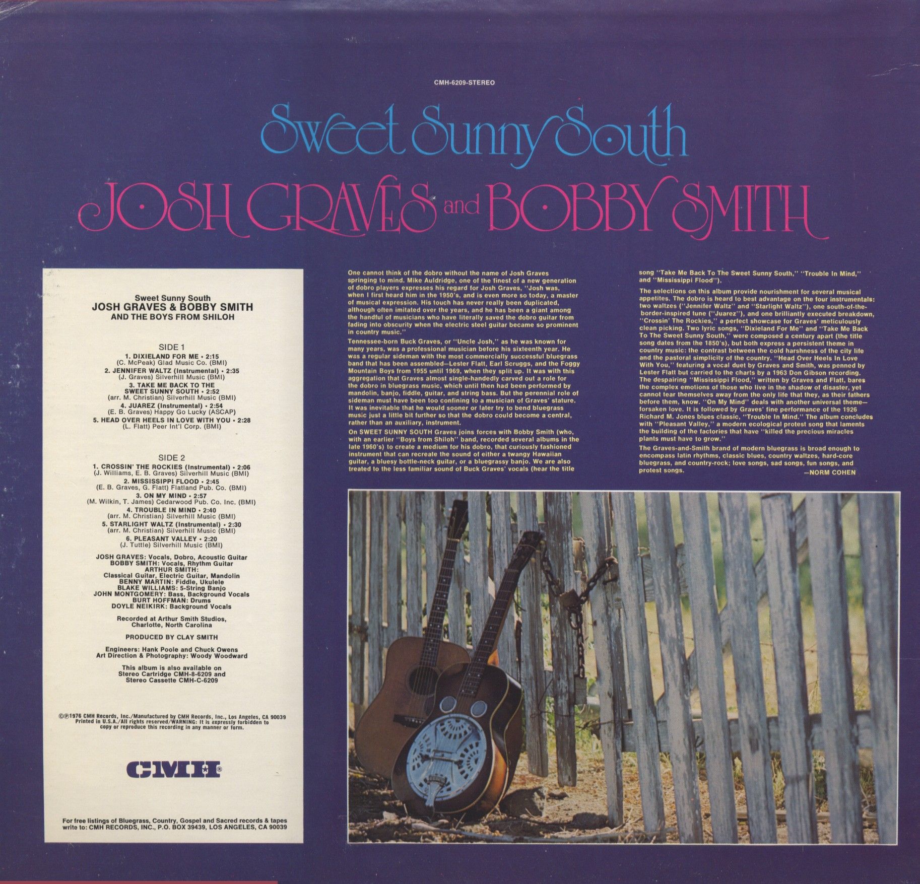 sweet sunny south bobby smith  