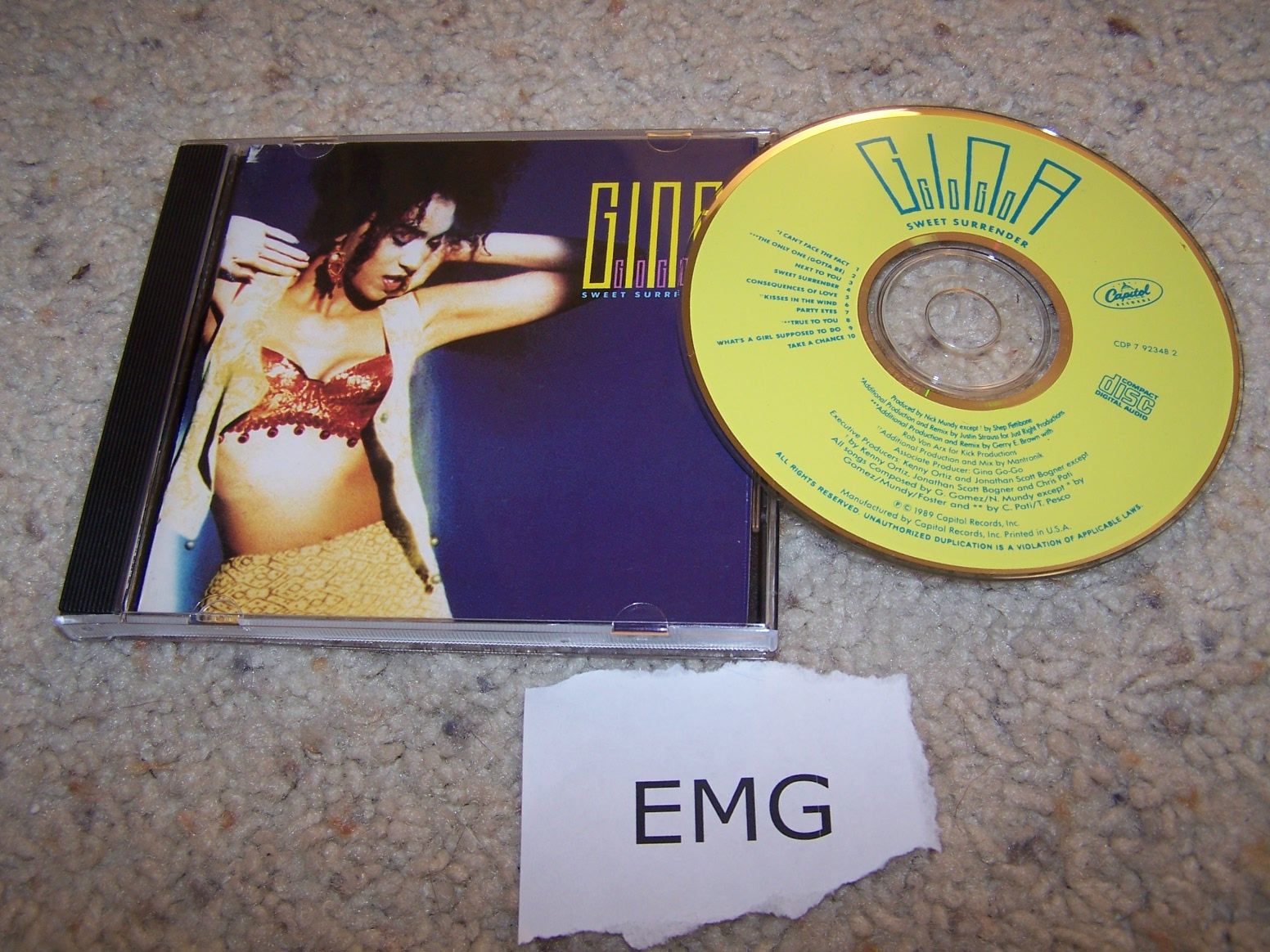 sweet surrender gina go go 