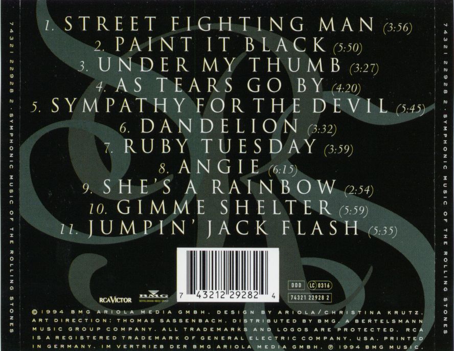 symphonic music of the rolling stones b