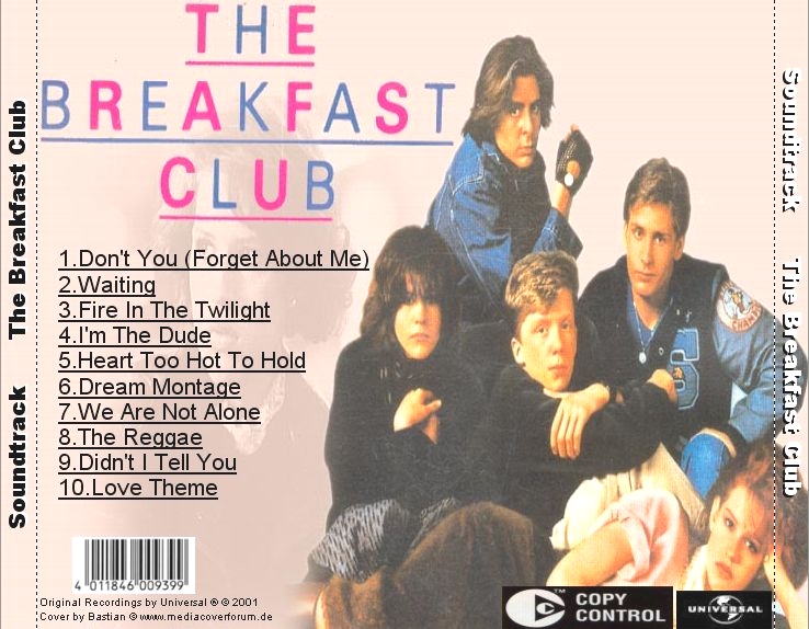 The Breakfast Club Soundtrack b