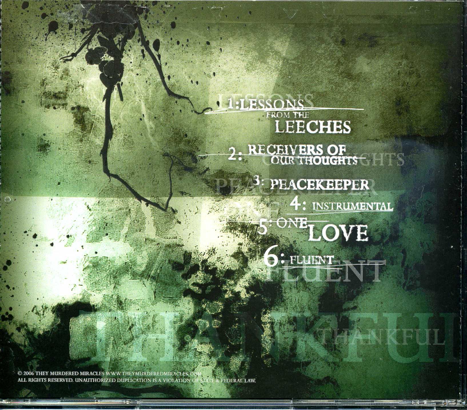 thankful they murdered miracl aps vbr 