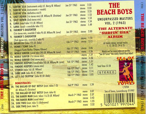 the alternate surfin usa album unsu 