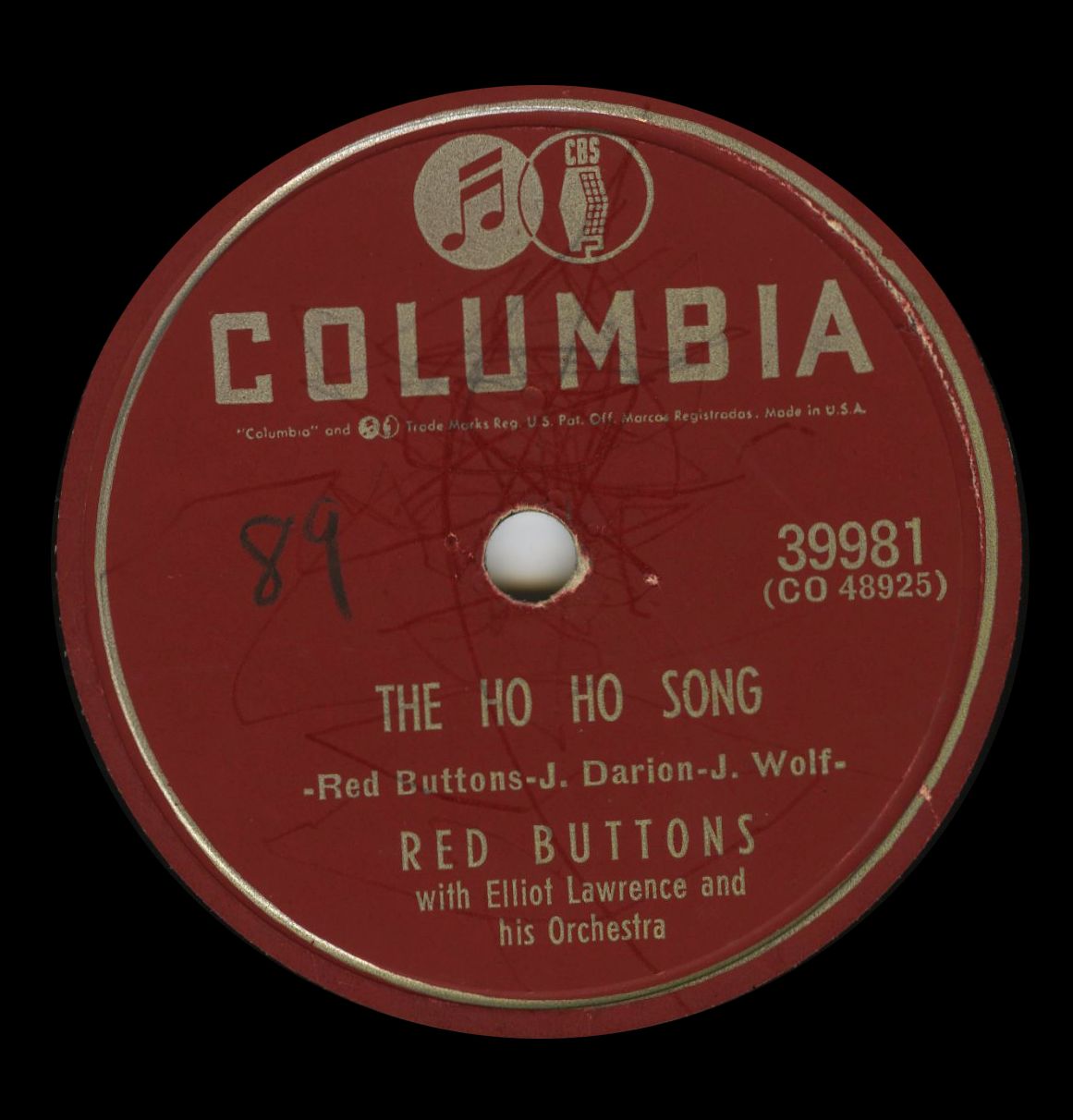 the ho ho song str red buttons 