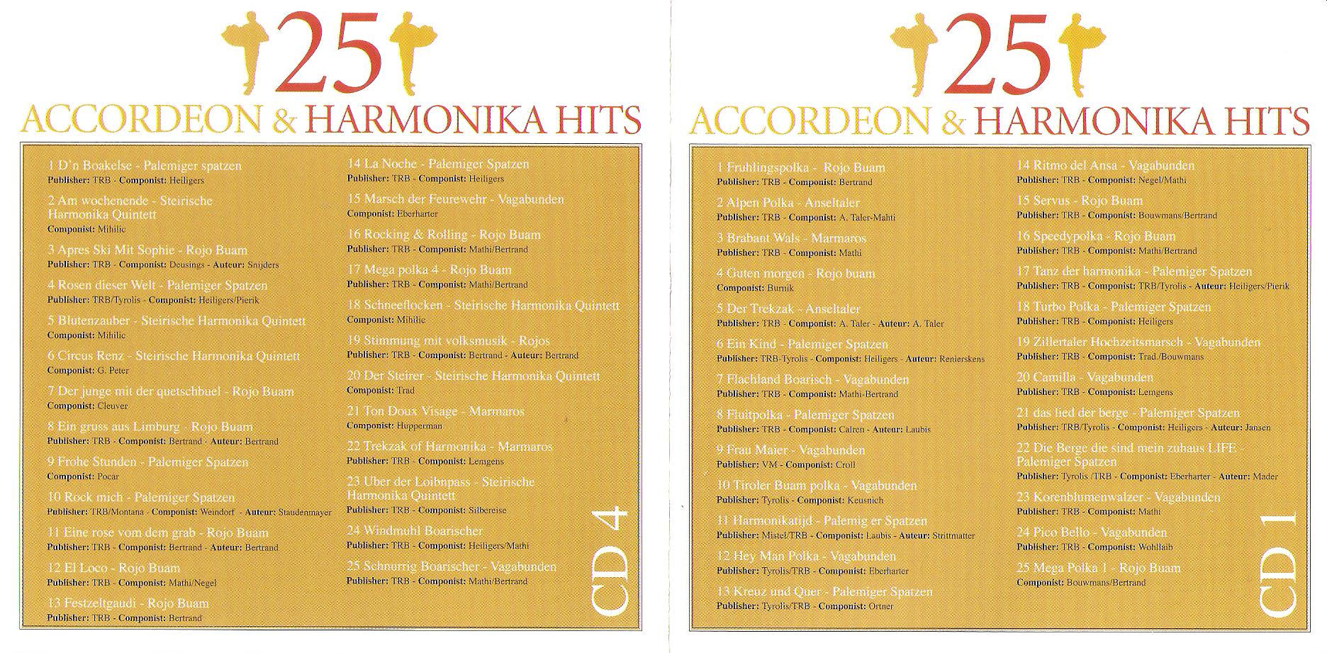 VA  100 Accordeon  Harmonika Hits booklet1 