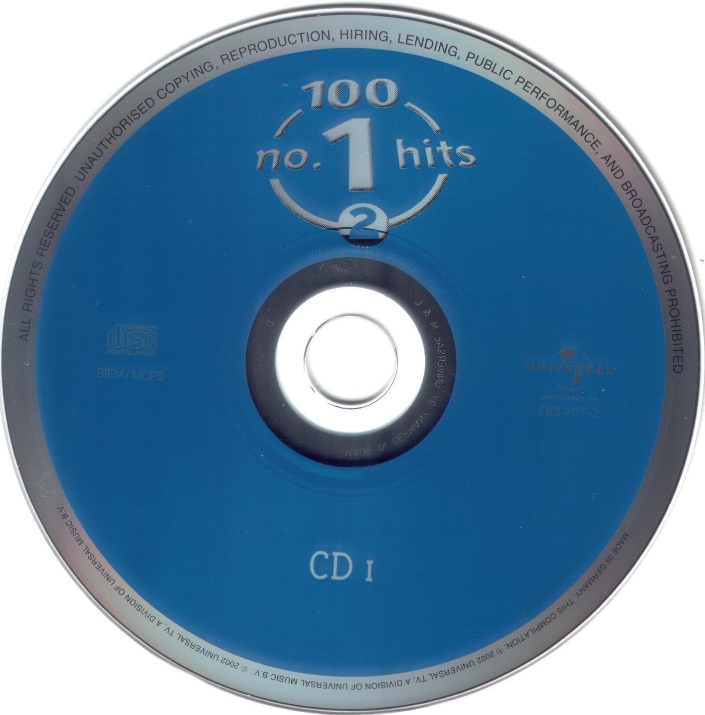 VA  100 No 1 Hits Vol 2 cd1 