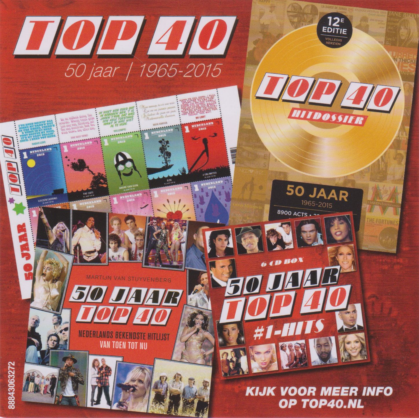 VA  50 Jaar Top 40 1 Hits flyer 
