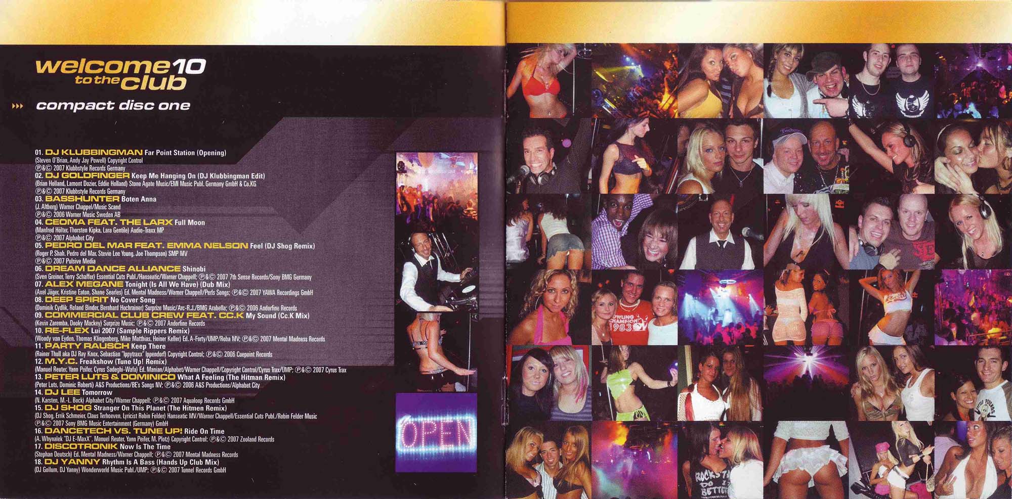 Welcome To The Club Vol 10 Booklet 03