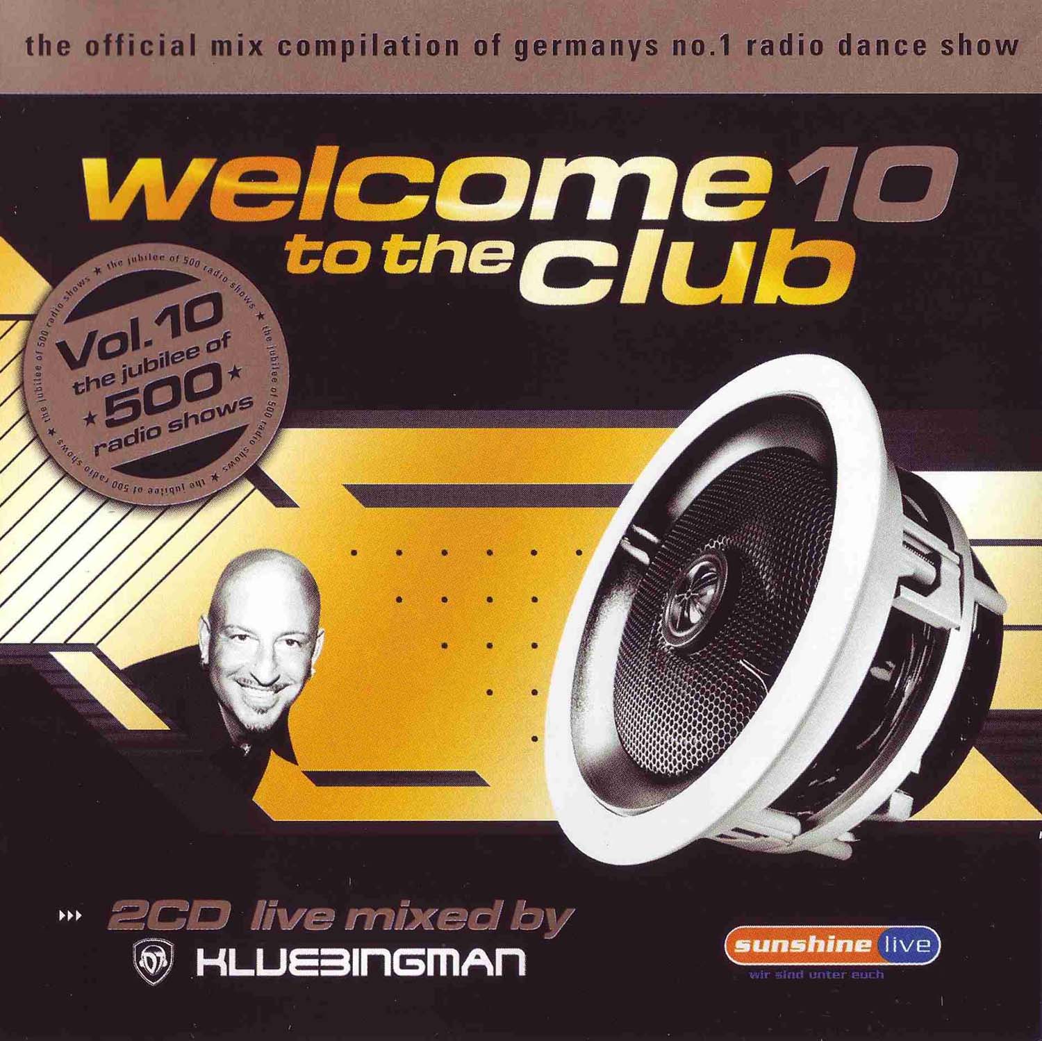 Welcome To The Club Vol 10 Front