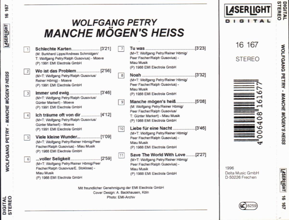 Wolle manche moegens heiss b