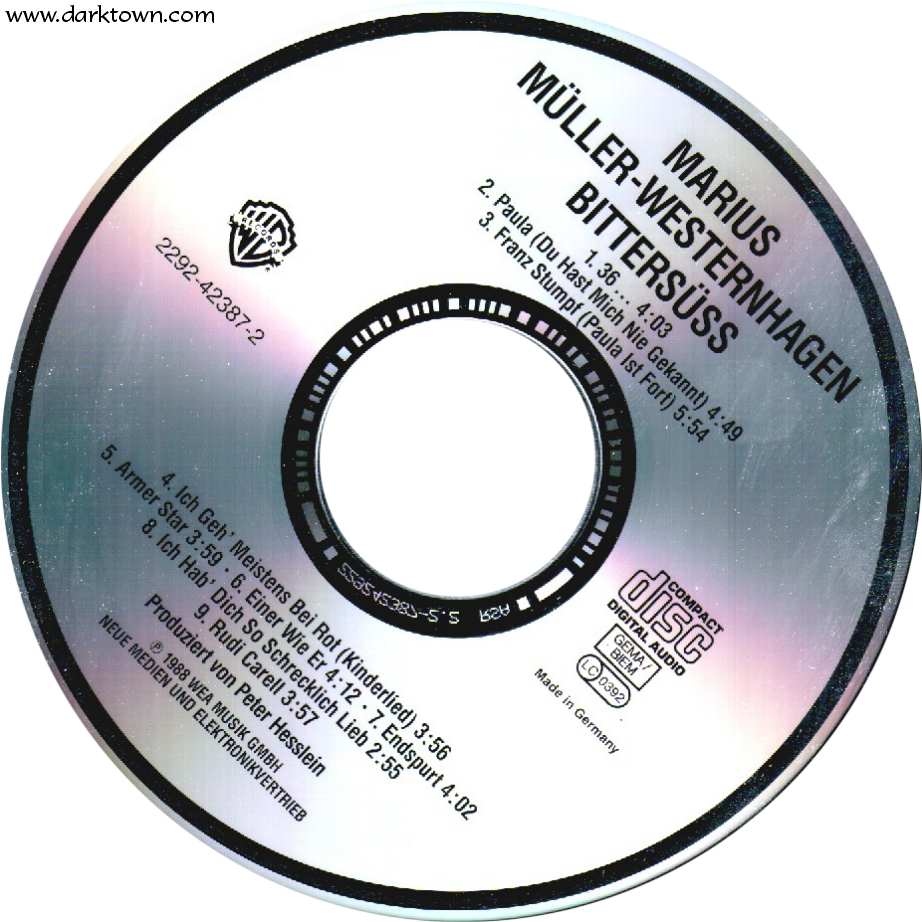 westernhagen  bittersuess cd