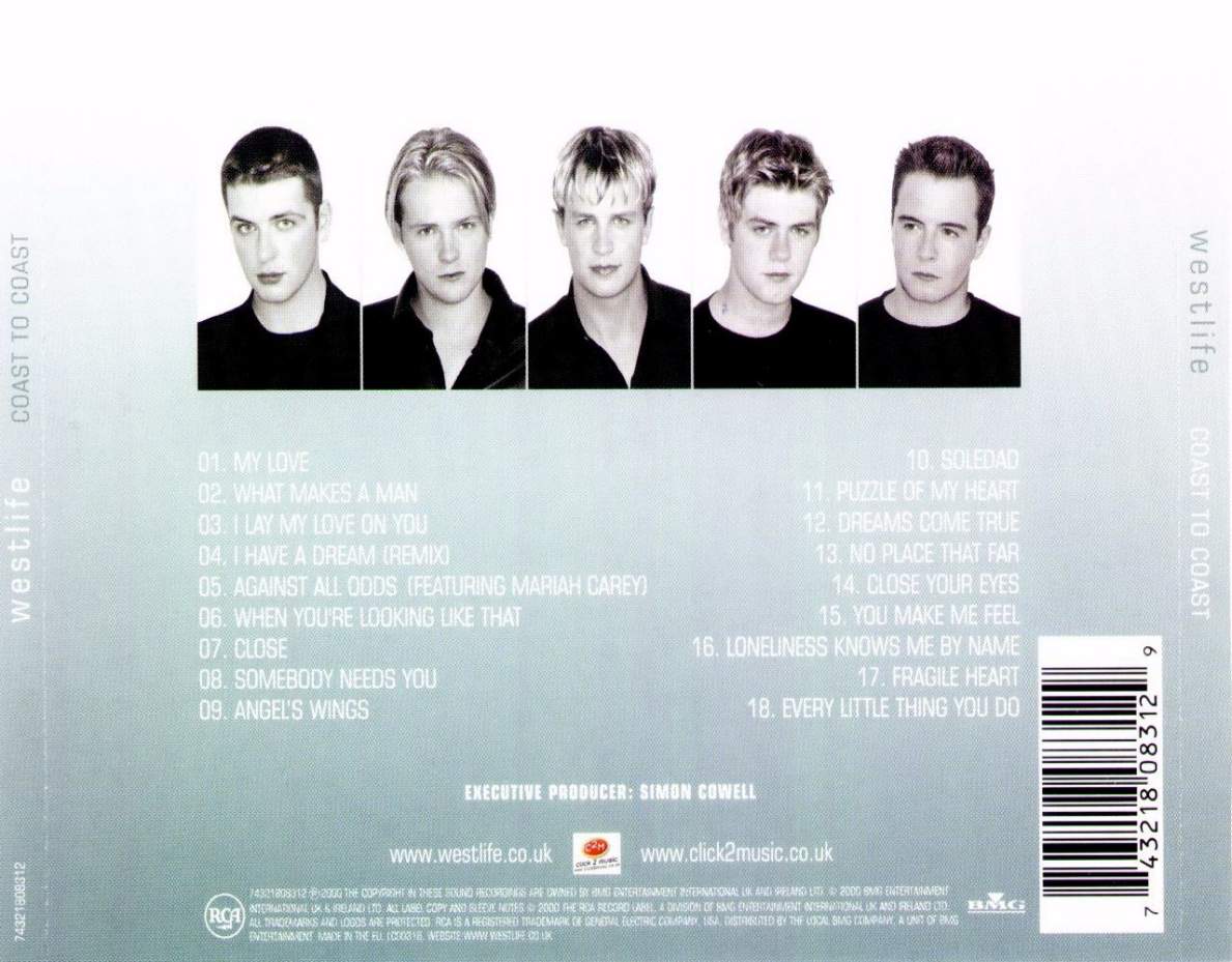 westlife  coast to coast b