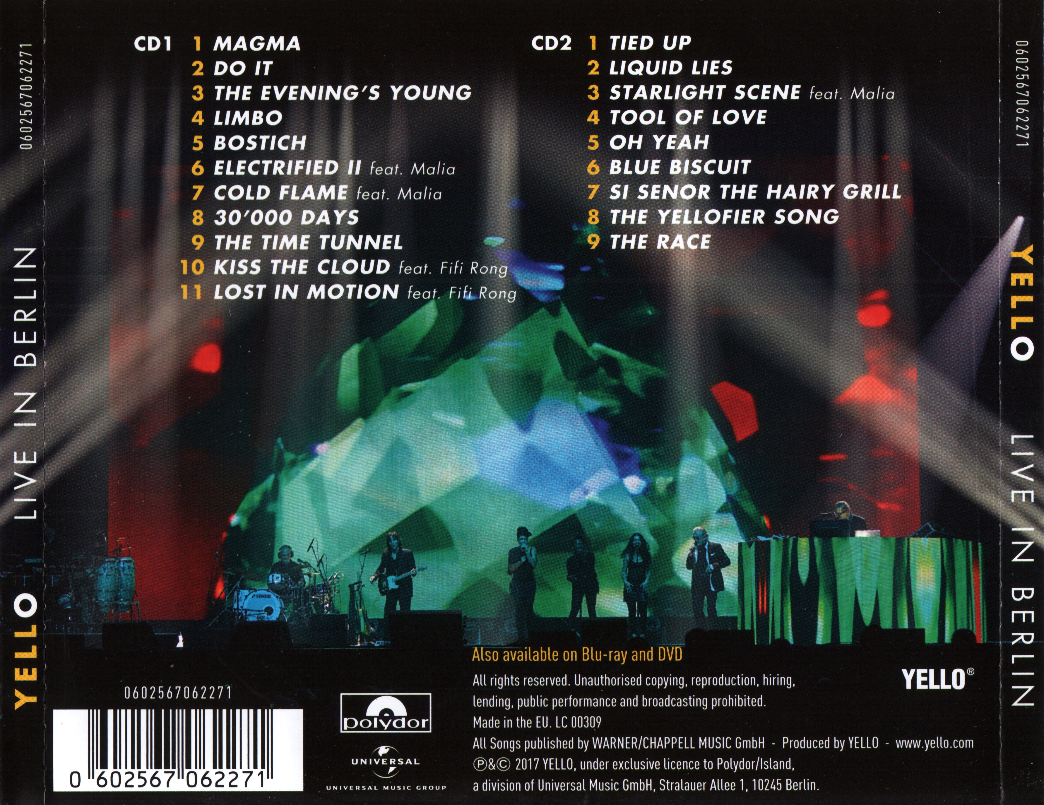 Yello  Live In Berlin back 