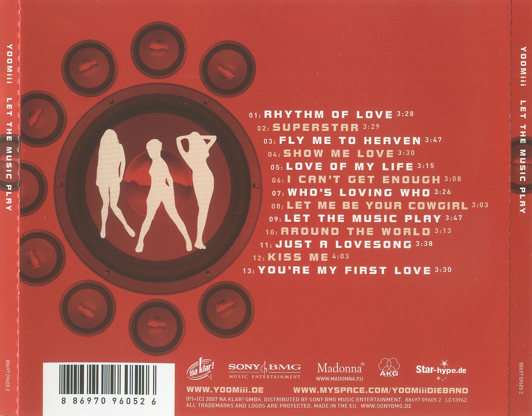 Yoomiii  Let The Music Play back 