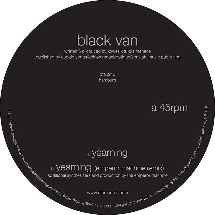 yearning black van 