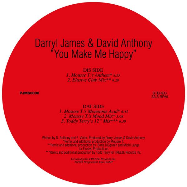 you make me happy darryl james david 