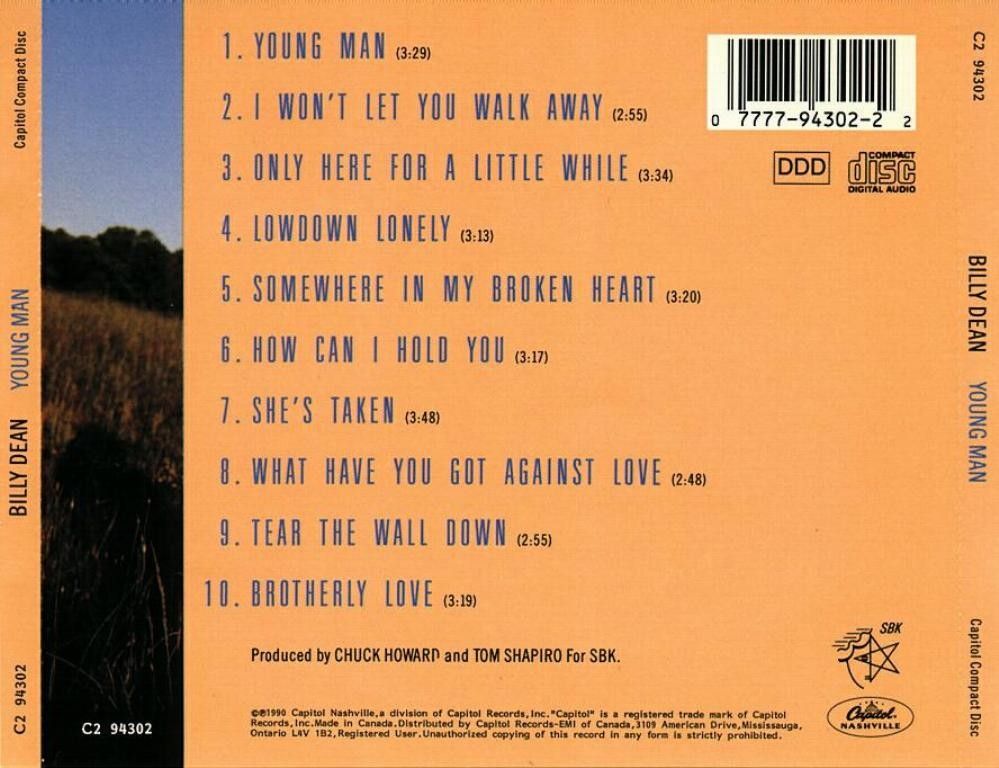 young man billy dean 