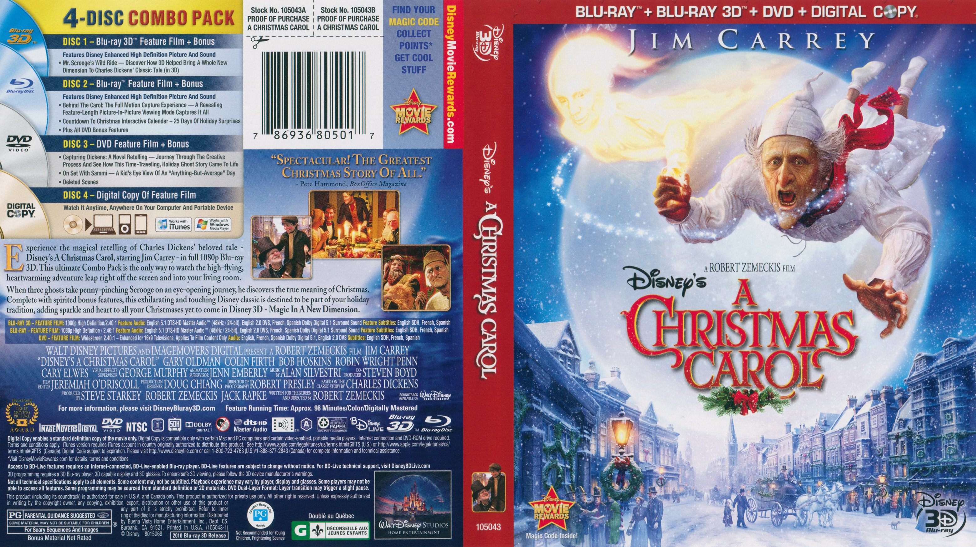 A Christmas Carol 3D 2009.