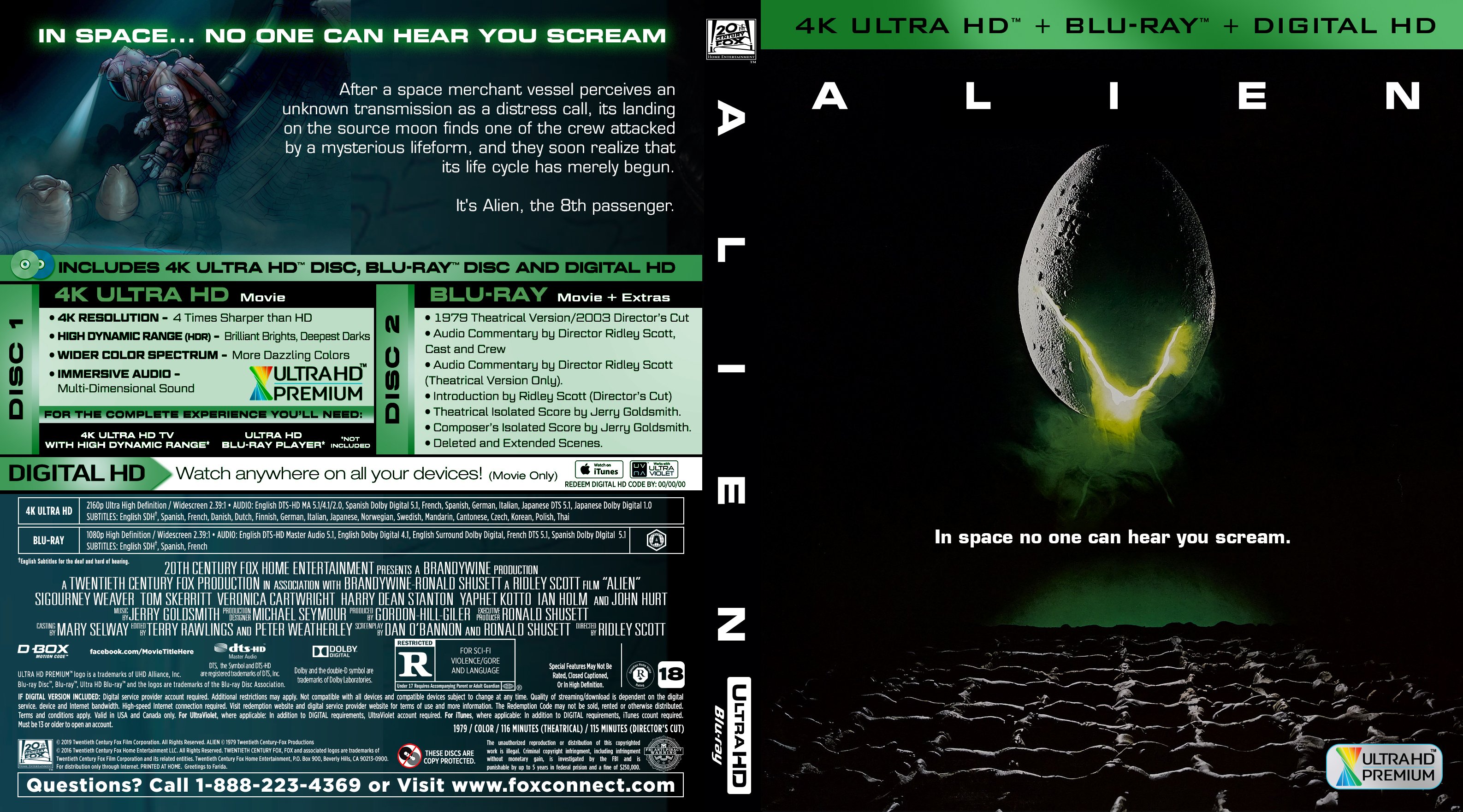 Alien 1979 4k UHD 