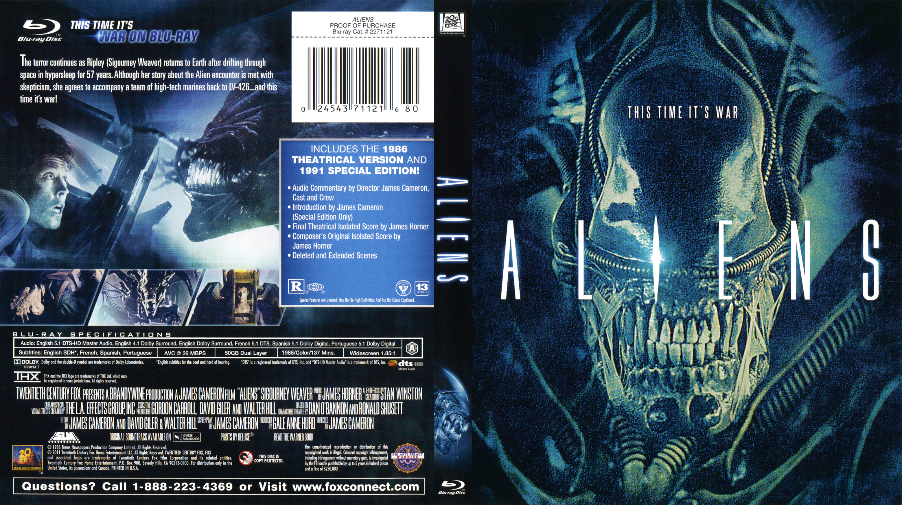 Aliens Blu ray 