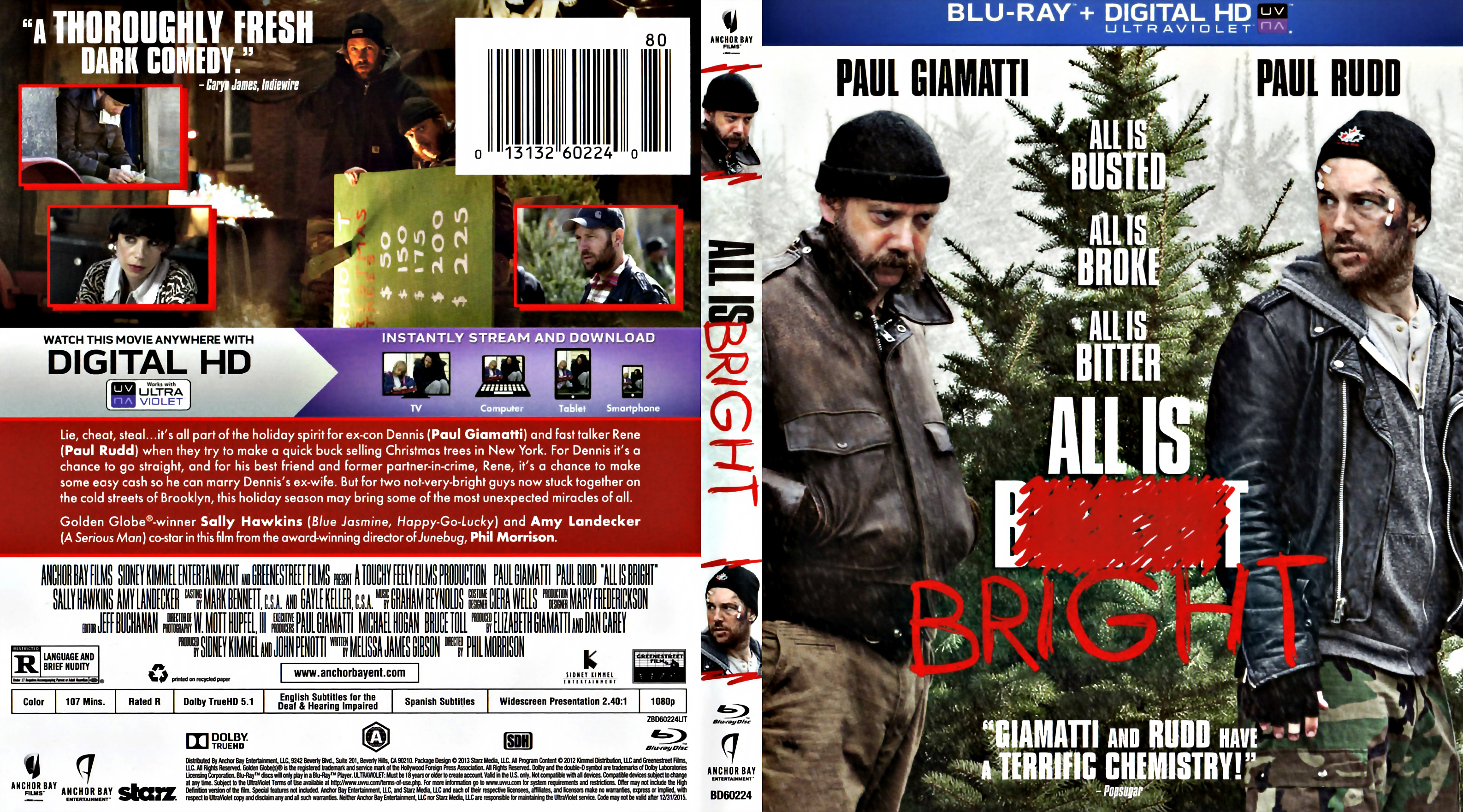 All Is Bright Bluray Cover (2013)