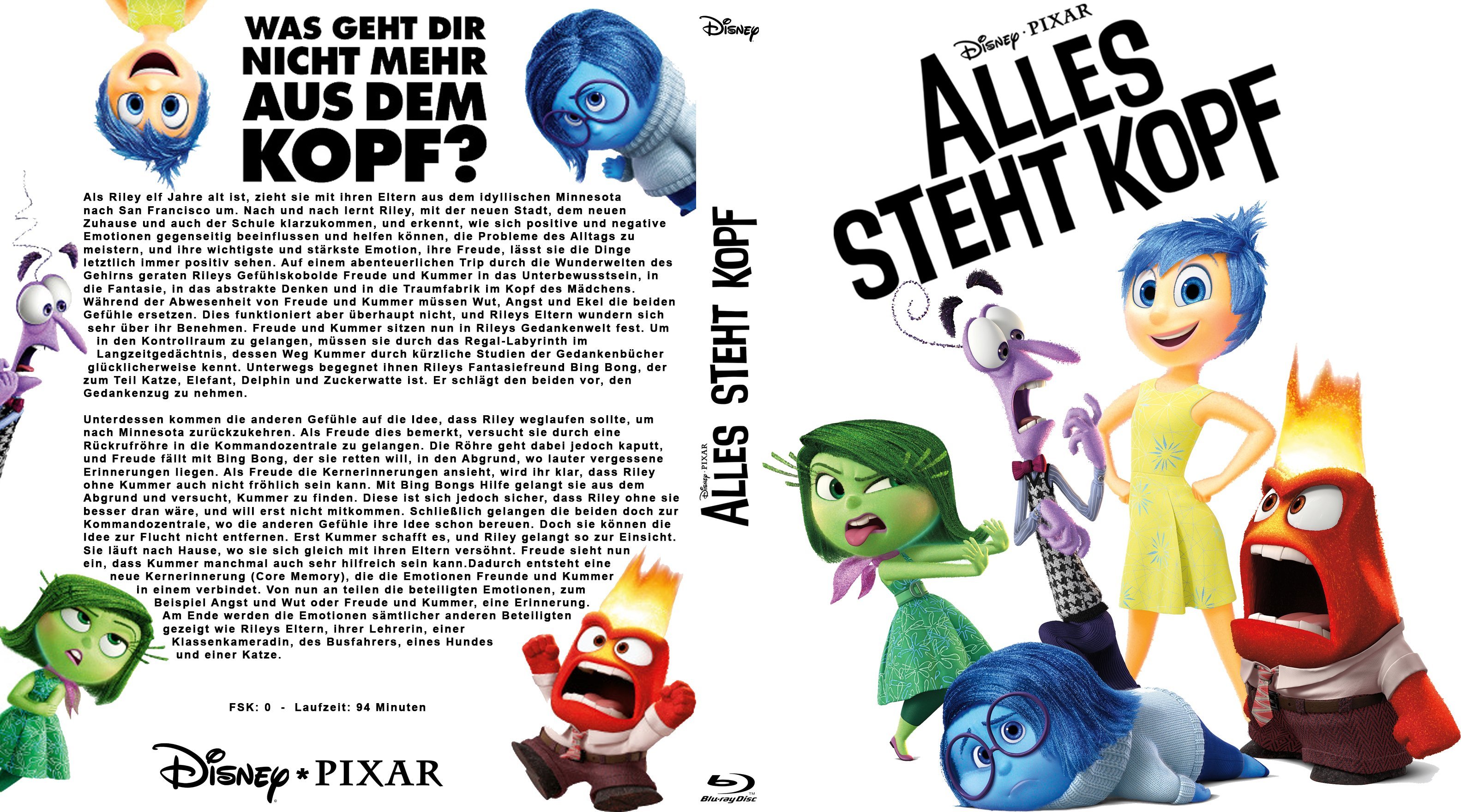Alles steht Kopf German Covers 1 Blu-Ray Covers Cover Centur