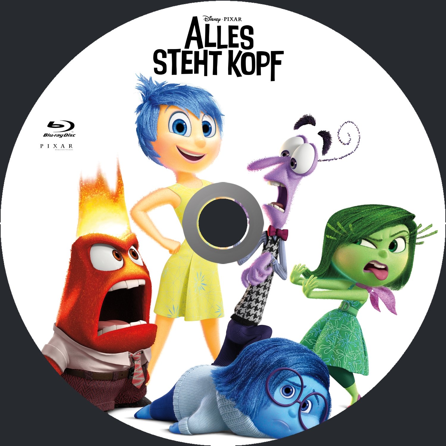 Alles steht Kopf R2 German label Blu-Ray Covers Cover Centur