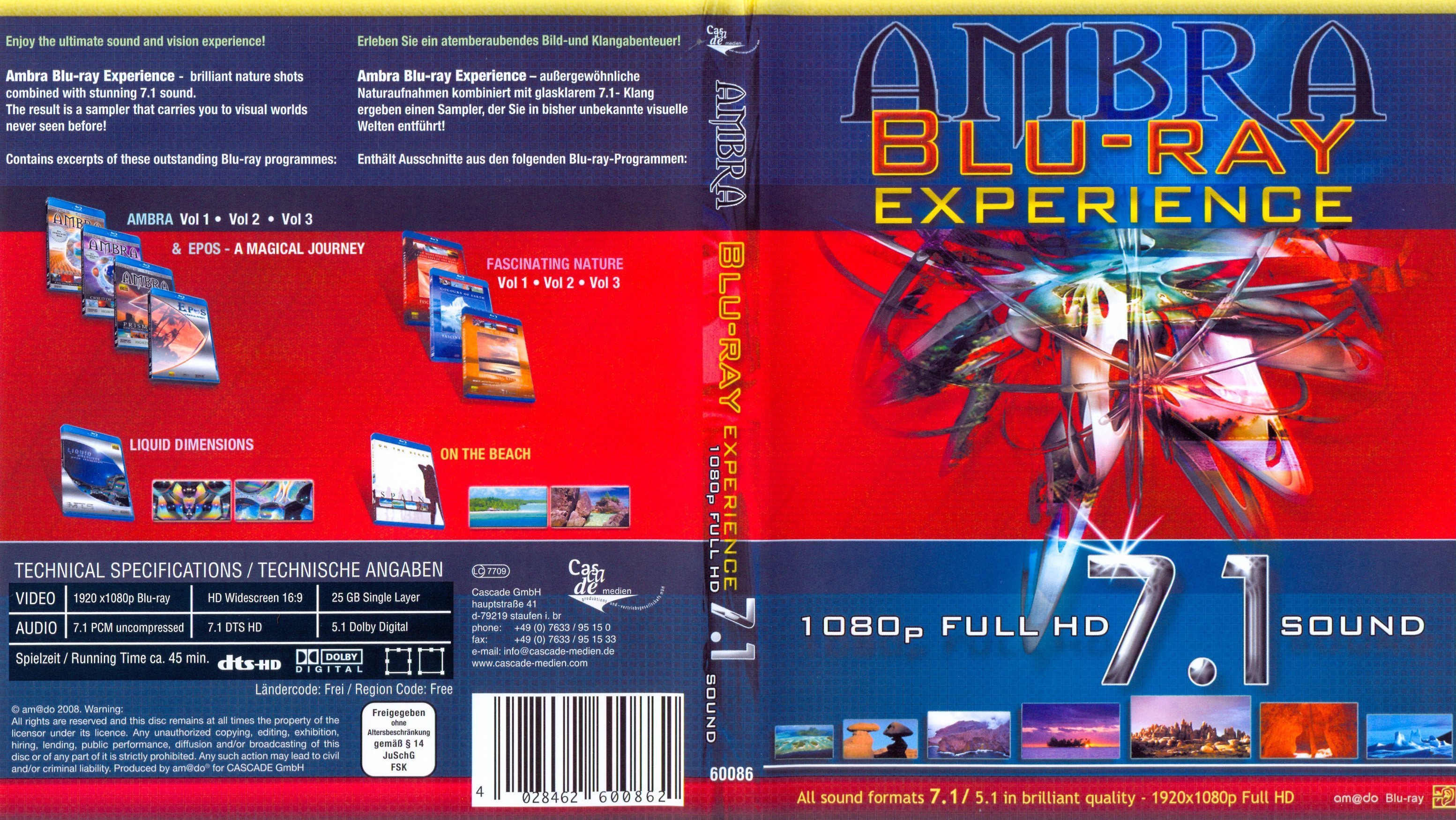 Ambra Blu ray Experience