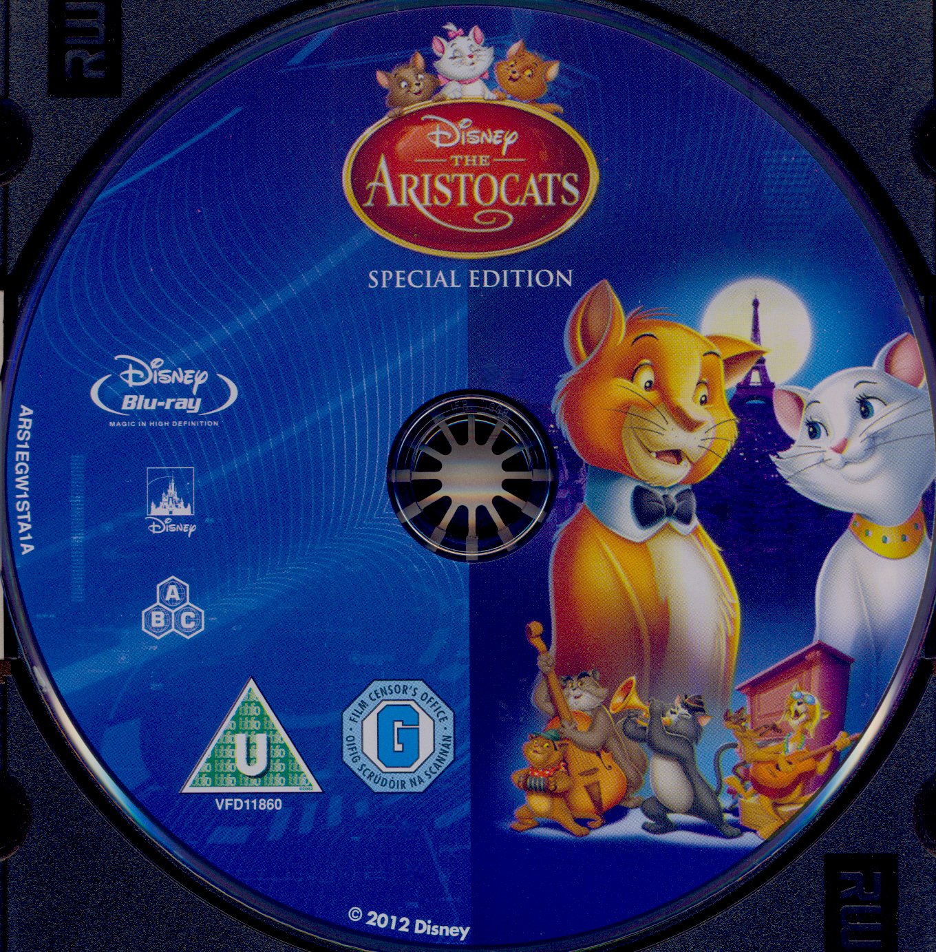 Aristocats 1970 R2  Label