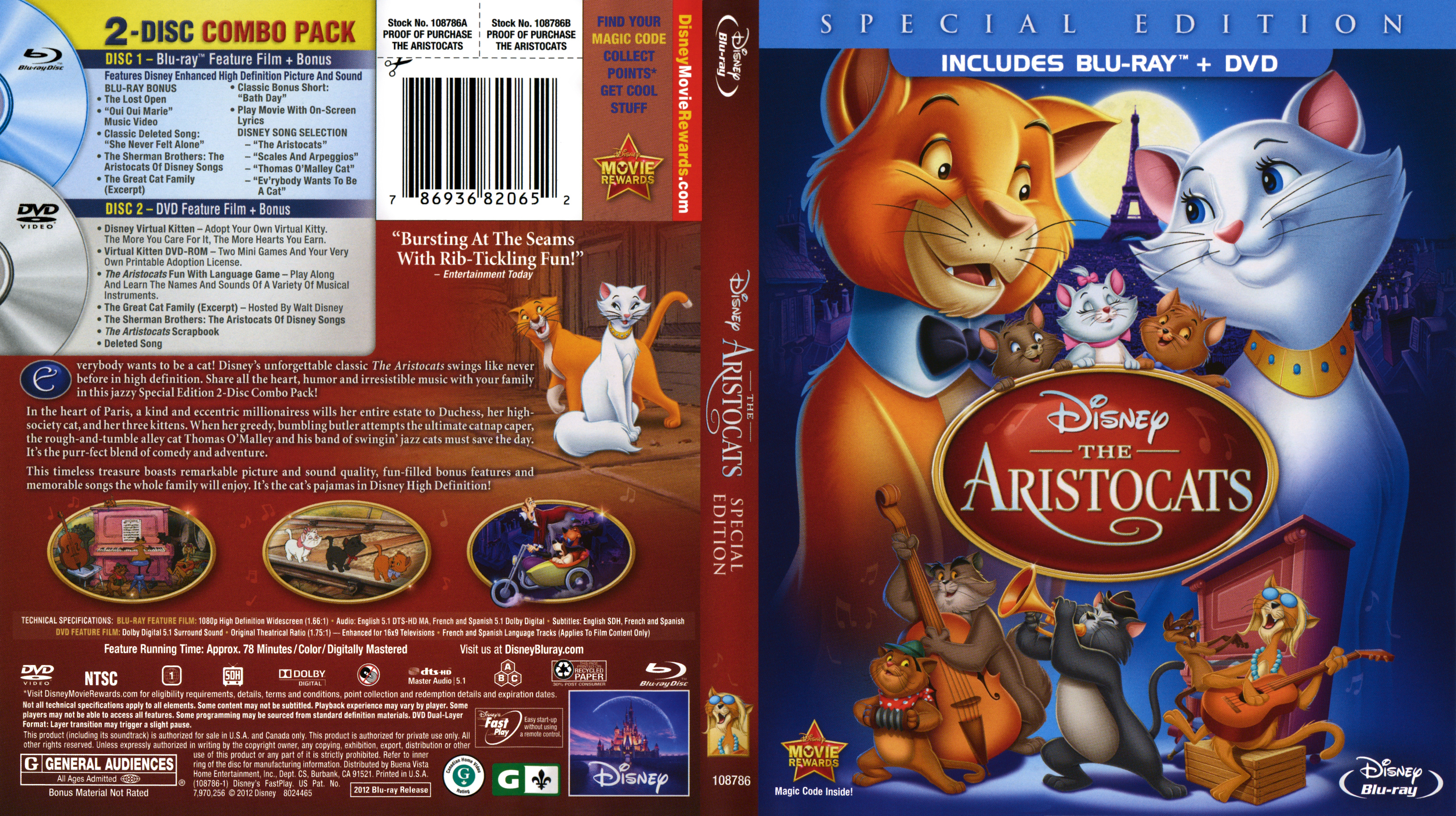 Aristocats The Blu ray 