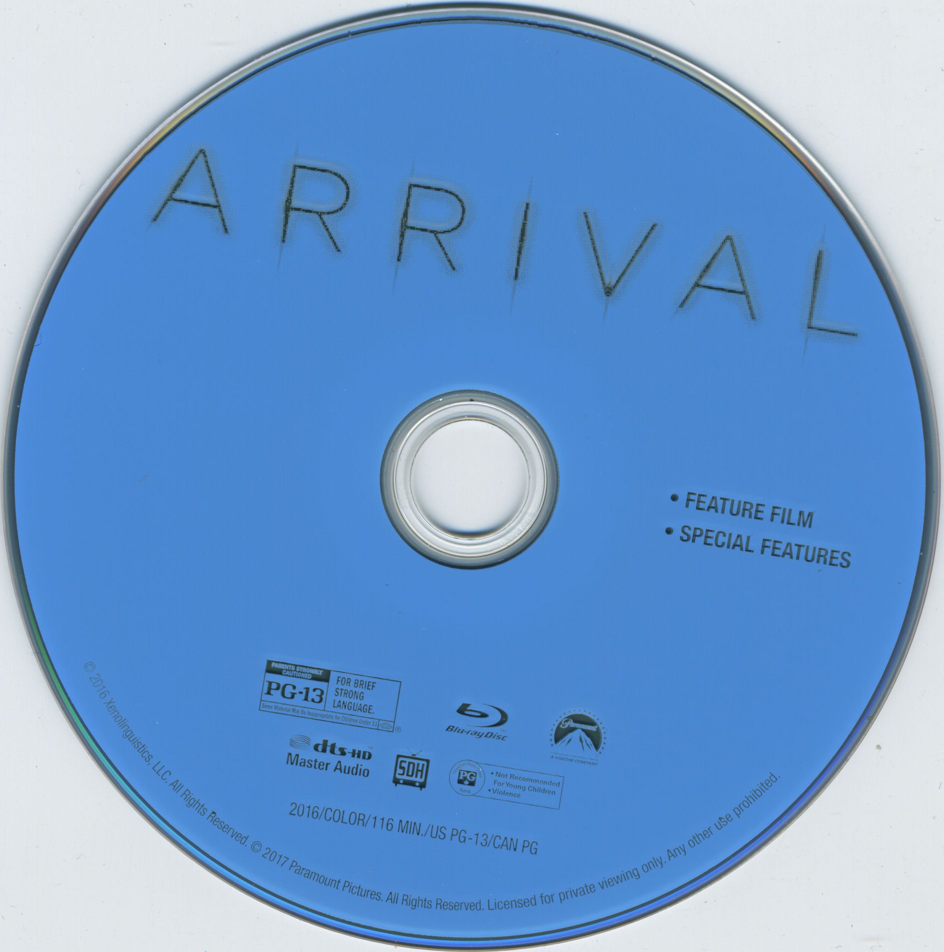 Arrival 2016  label