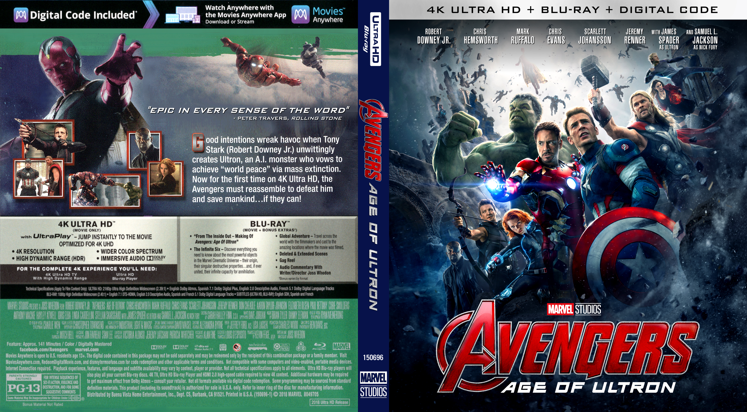 Avengers Age of Ultron 4k 