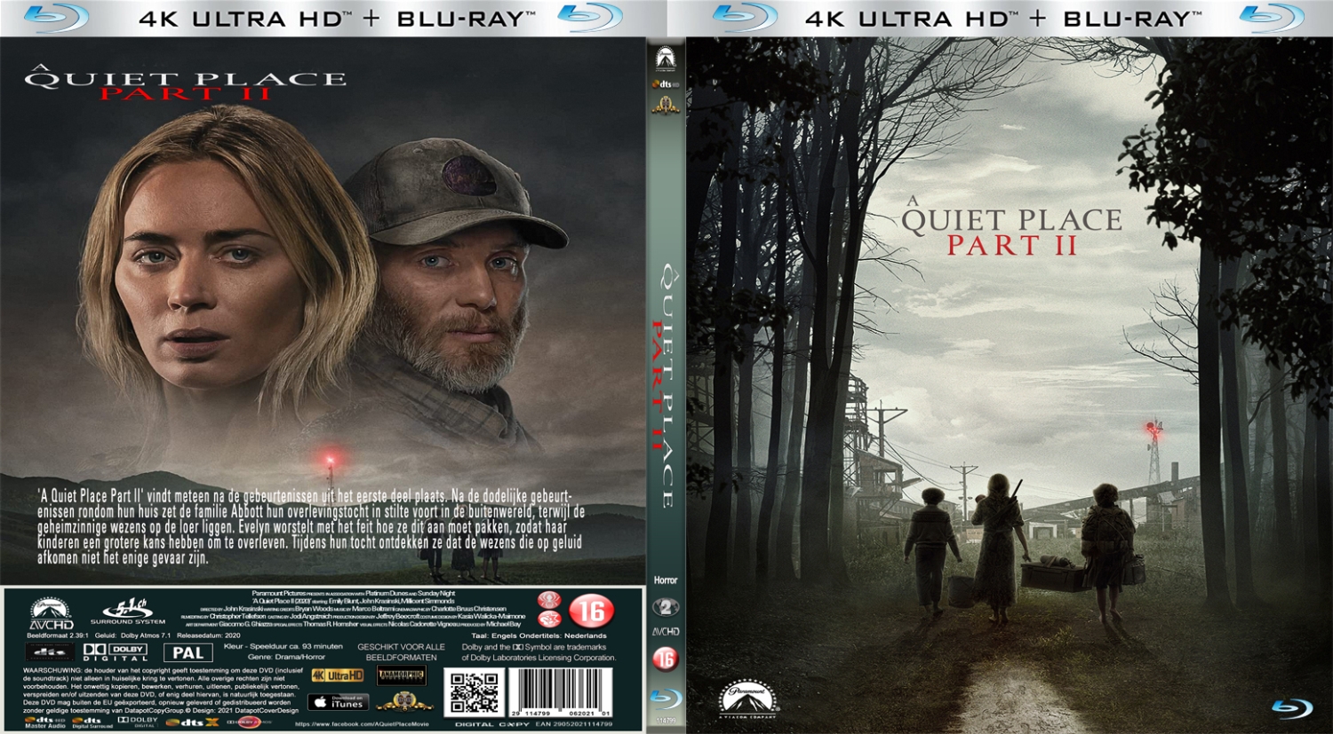 a quiet place 2(2020) Blu Ray