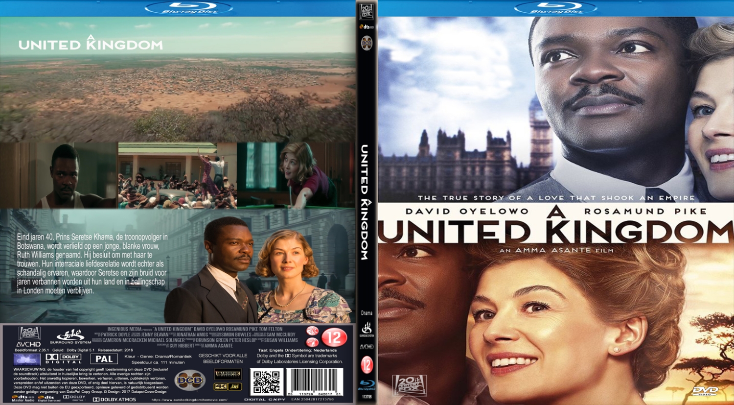 a united kingdom (2016) Blu Ray