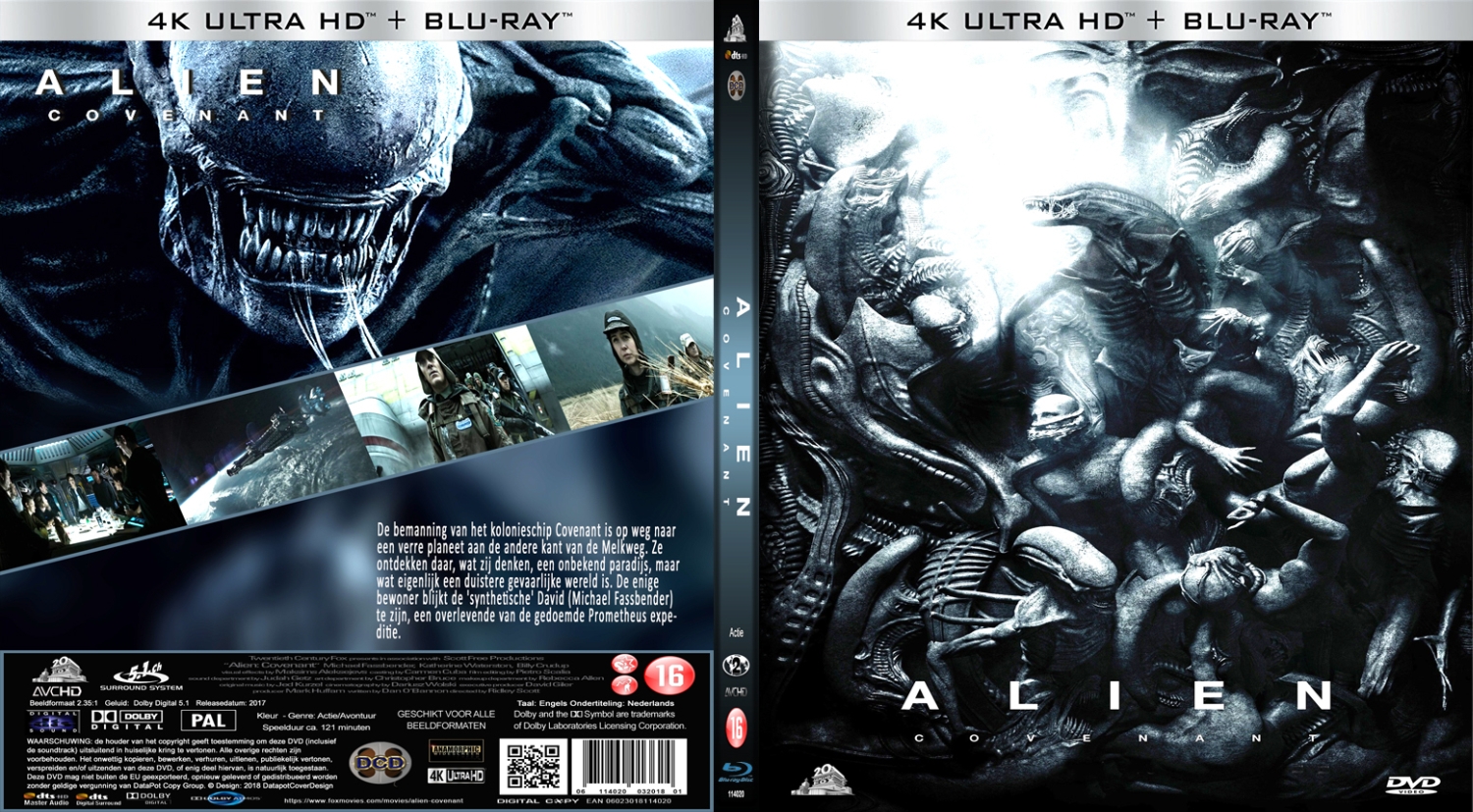 alien convenant (2017) Blu Ray