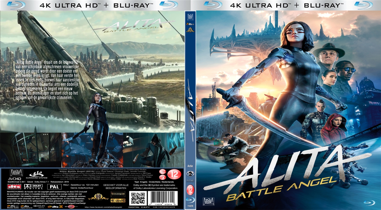 alita battle angel (2019) Blu Ray