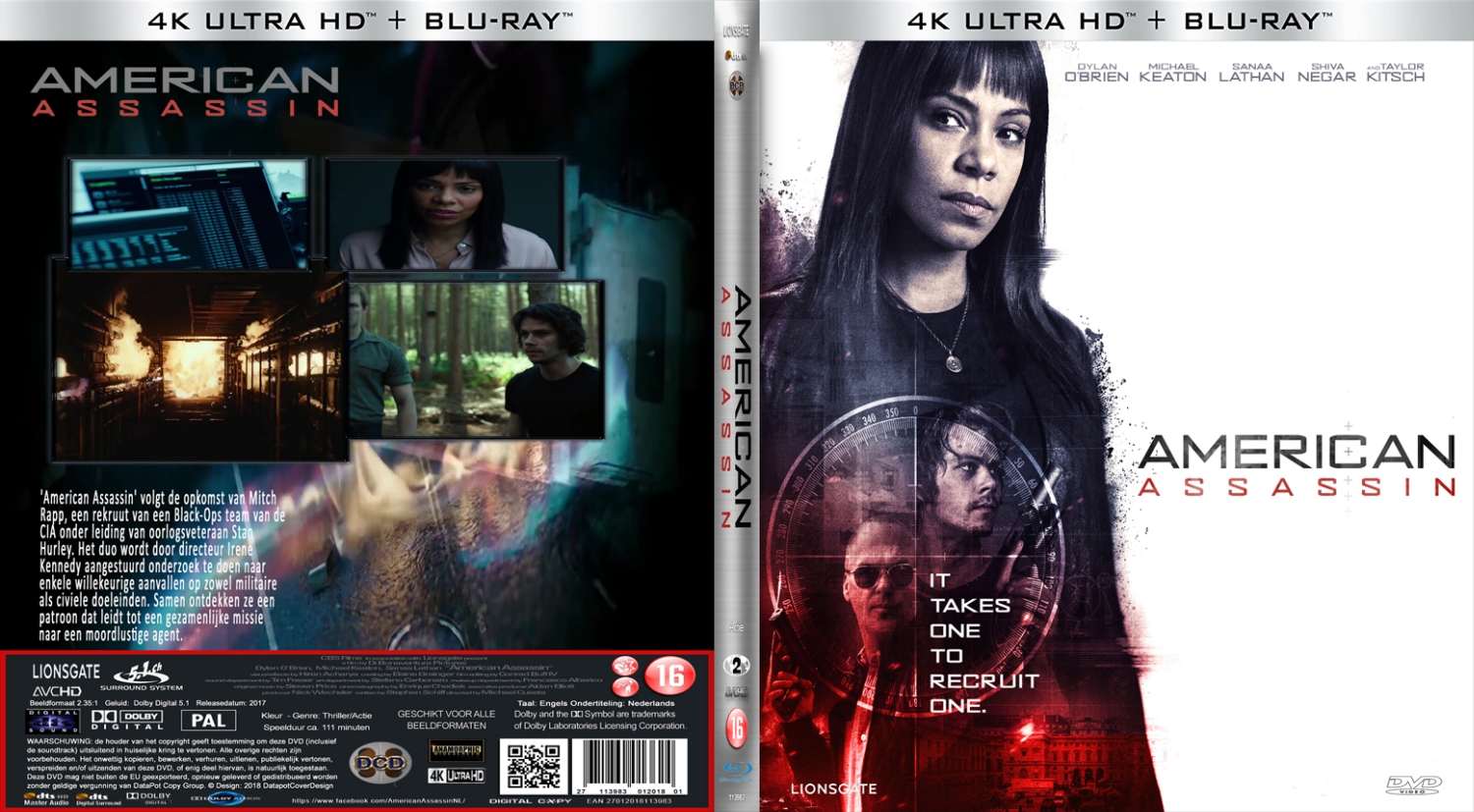 american assassin (2017) Blu Ray