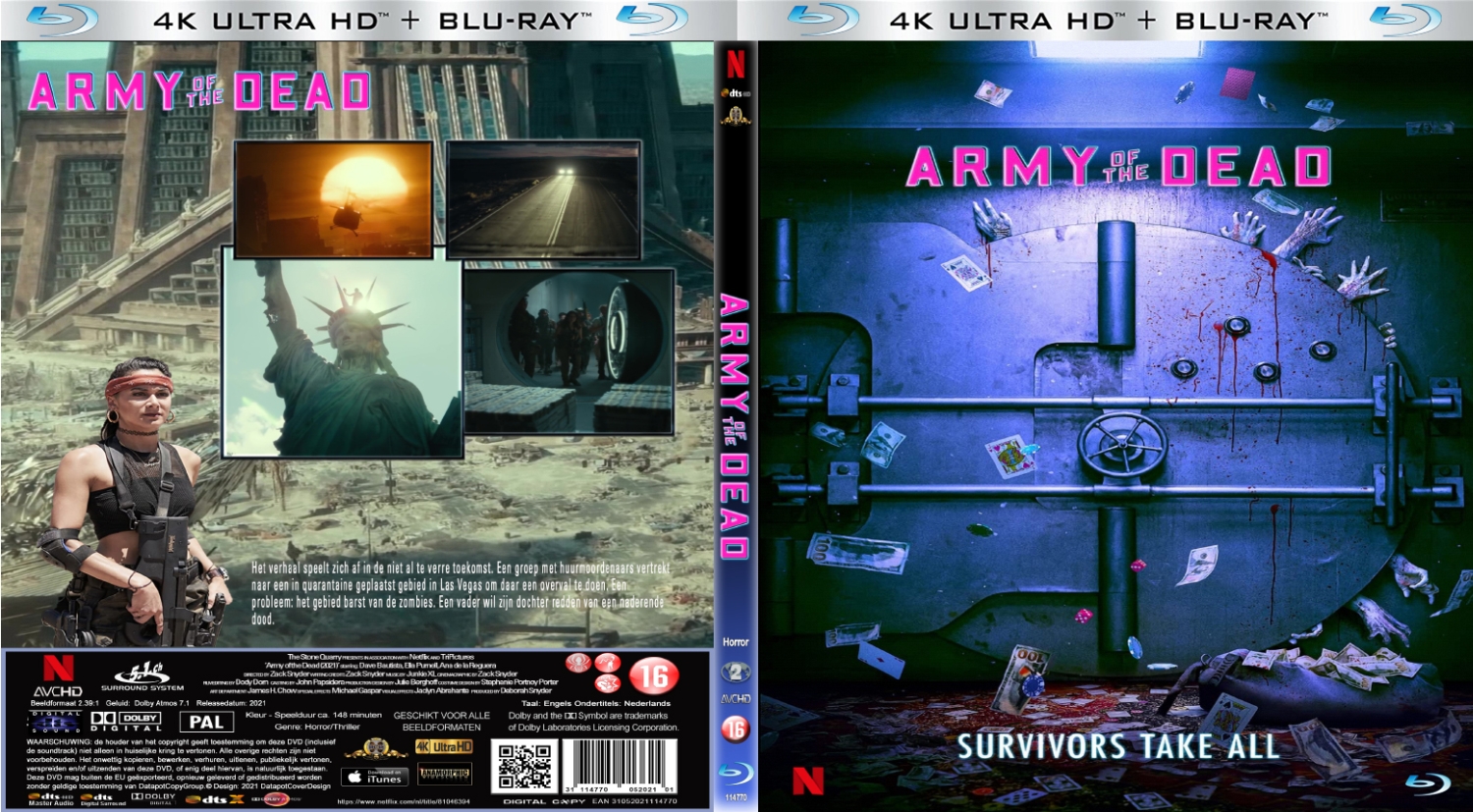 army of the dead (2021) Blu Ray