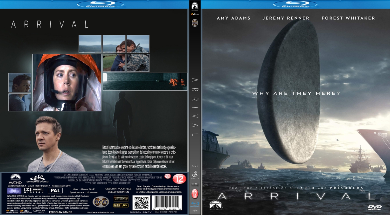 arrival (2016) Blu Ray