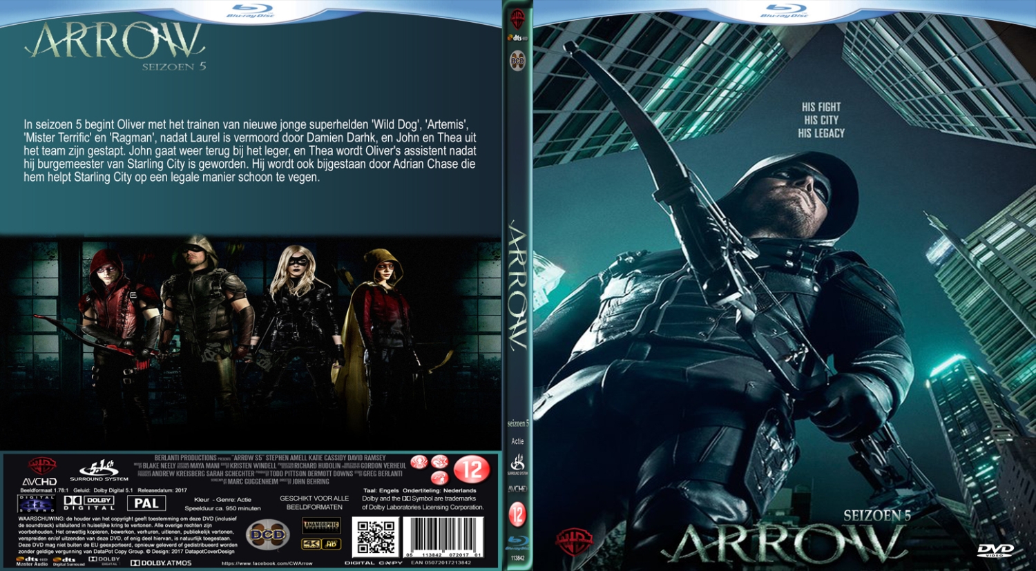 arrow s5 (2017) Blu Ray