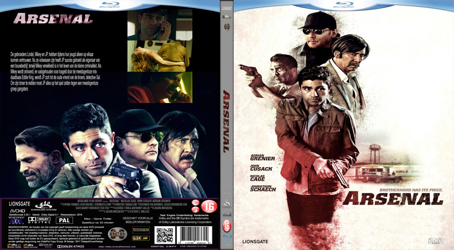 arsenal (2016) Blu Ray