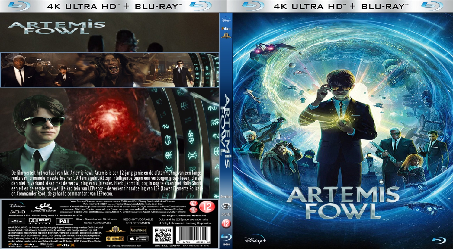 artemis fowl (2020) Blu Ray