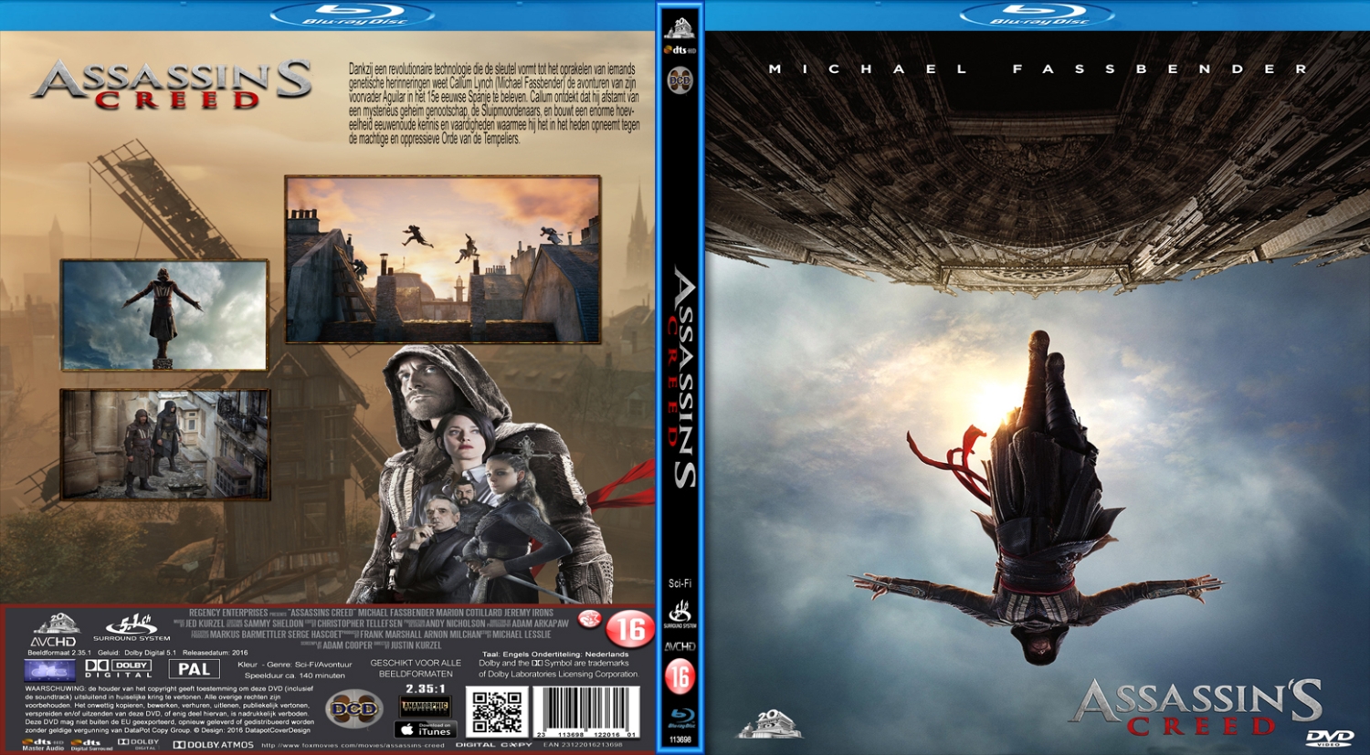 assassins creed (2016) Blu Ray