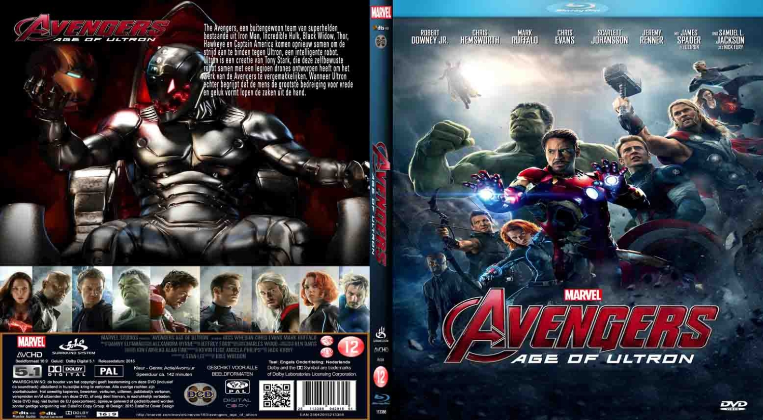 avengers age (2015) Blu Ray