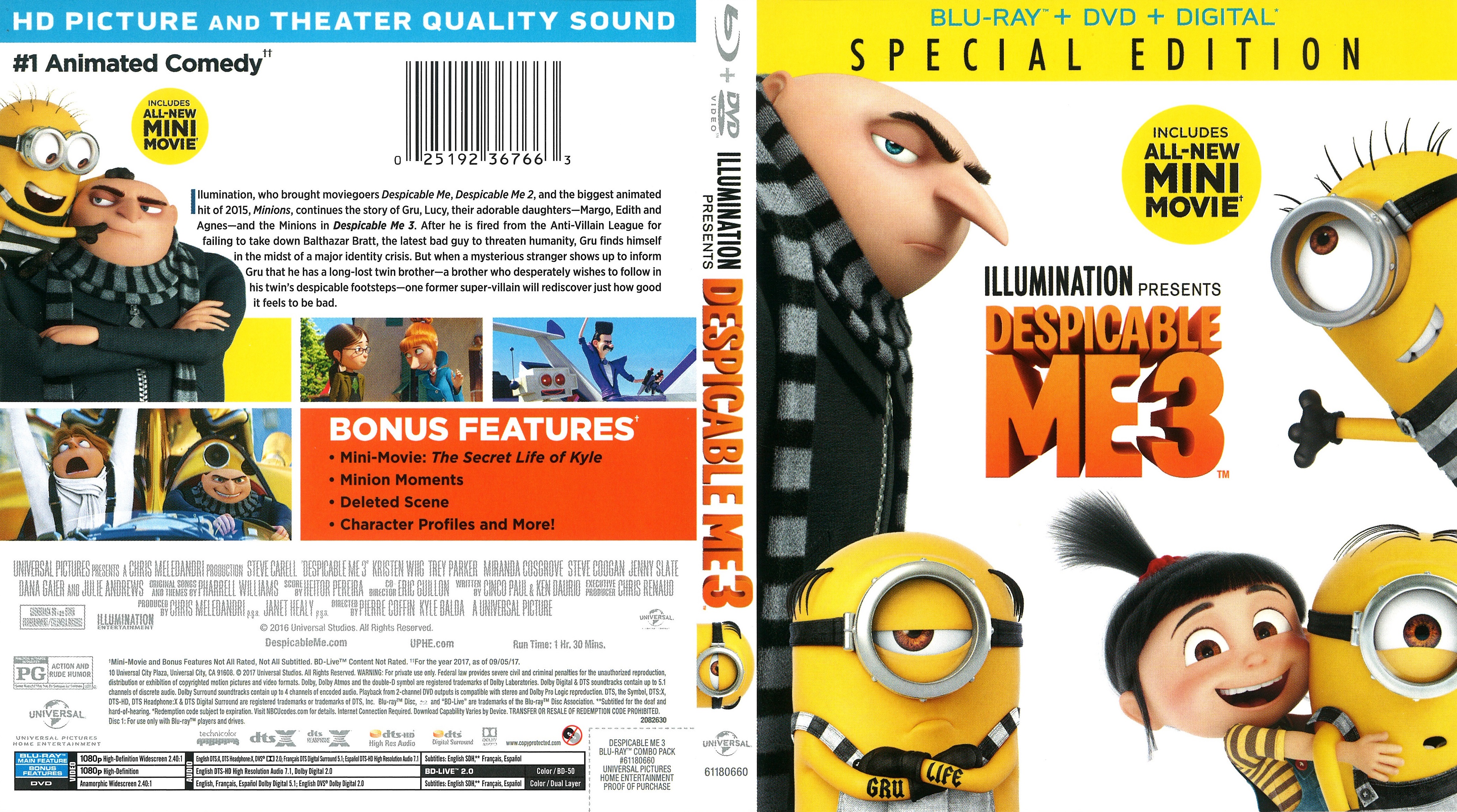 Despicable me 3 DVD & Blu-ray. Гадкий я 3 (DVD). Despicable me 3 DVD Blu ray Disc. Гадкий я (Blu-ray). Despicable перевод