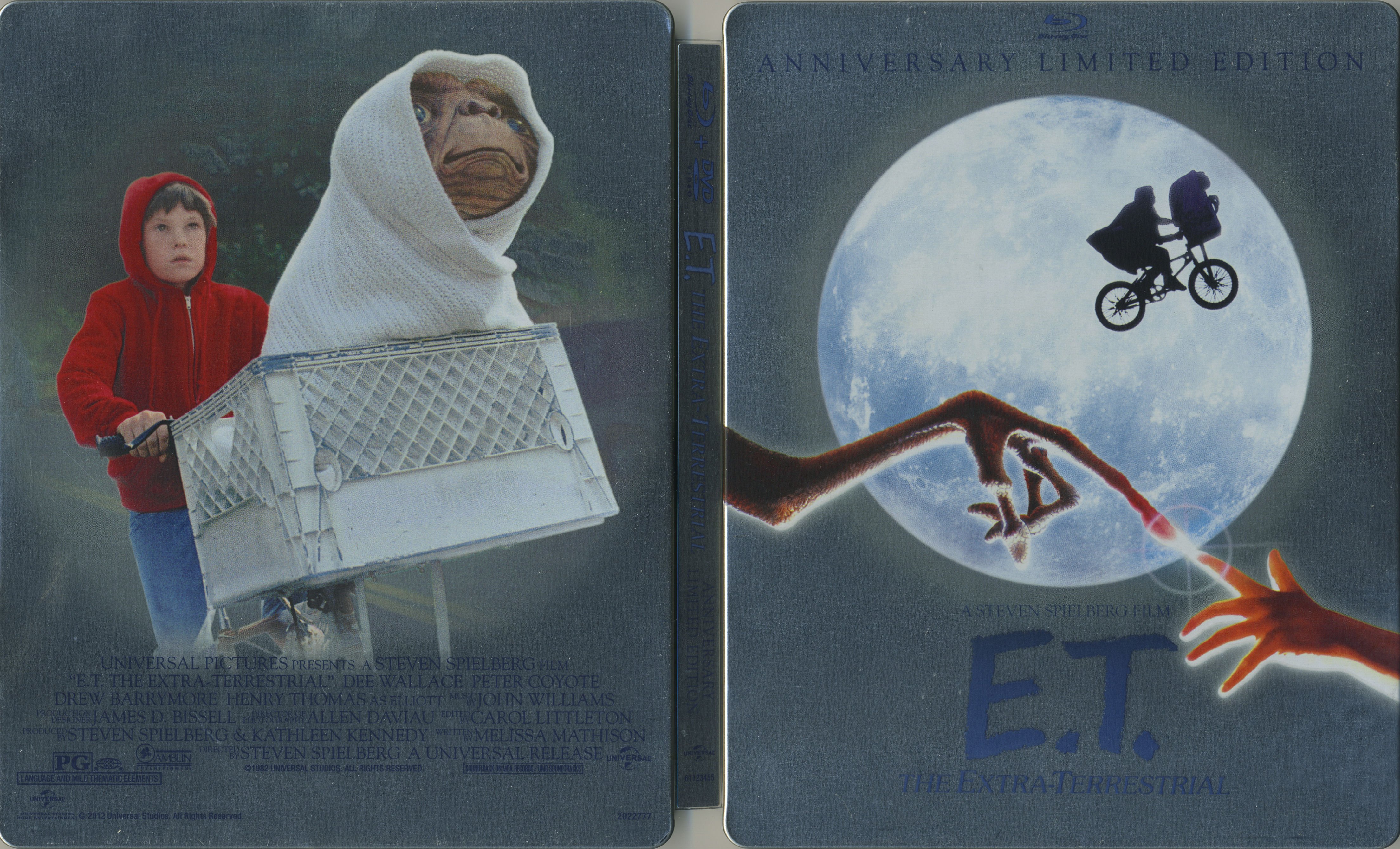 E T The Extra Terrestrial Steelbook 1982  Labels 3