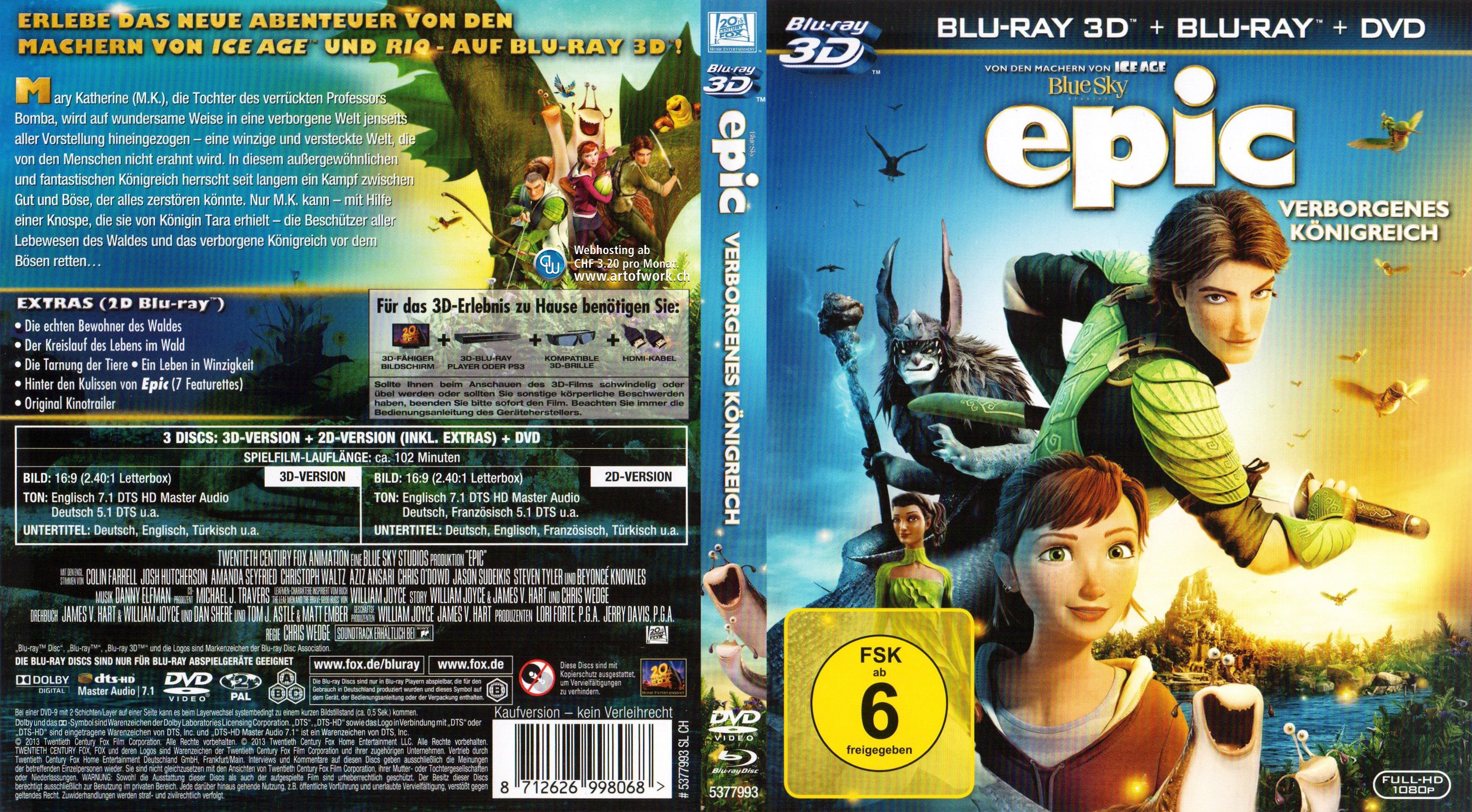 EPIC Verborgenes Konigreich 3D 