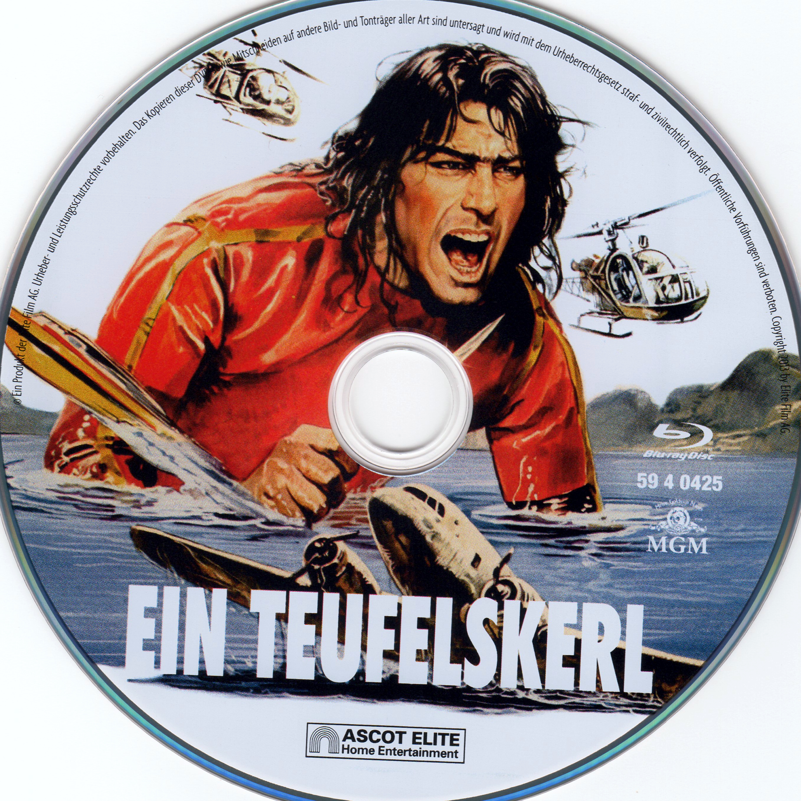 Ein Teufelskerl 1981 Blu Ray Cover Label
