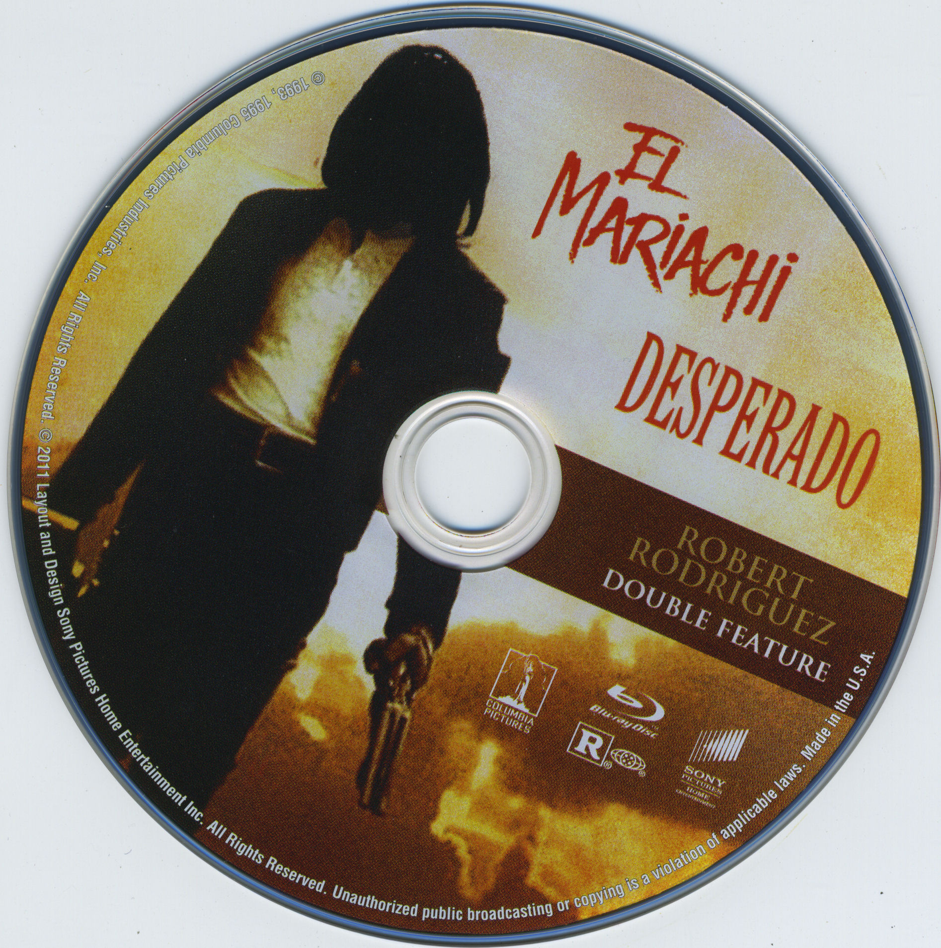 El Mariachi Desperado 2011 Label Blu Ray Covers Cover Century