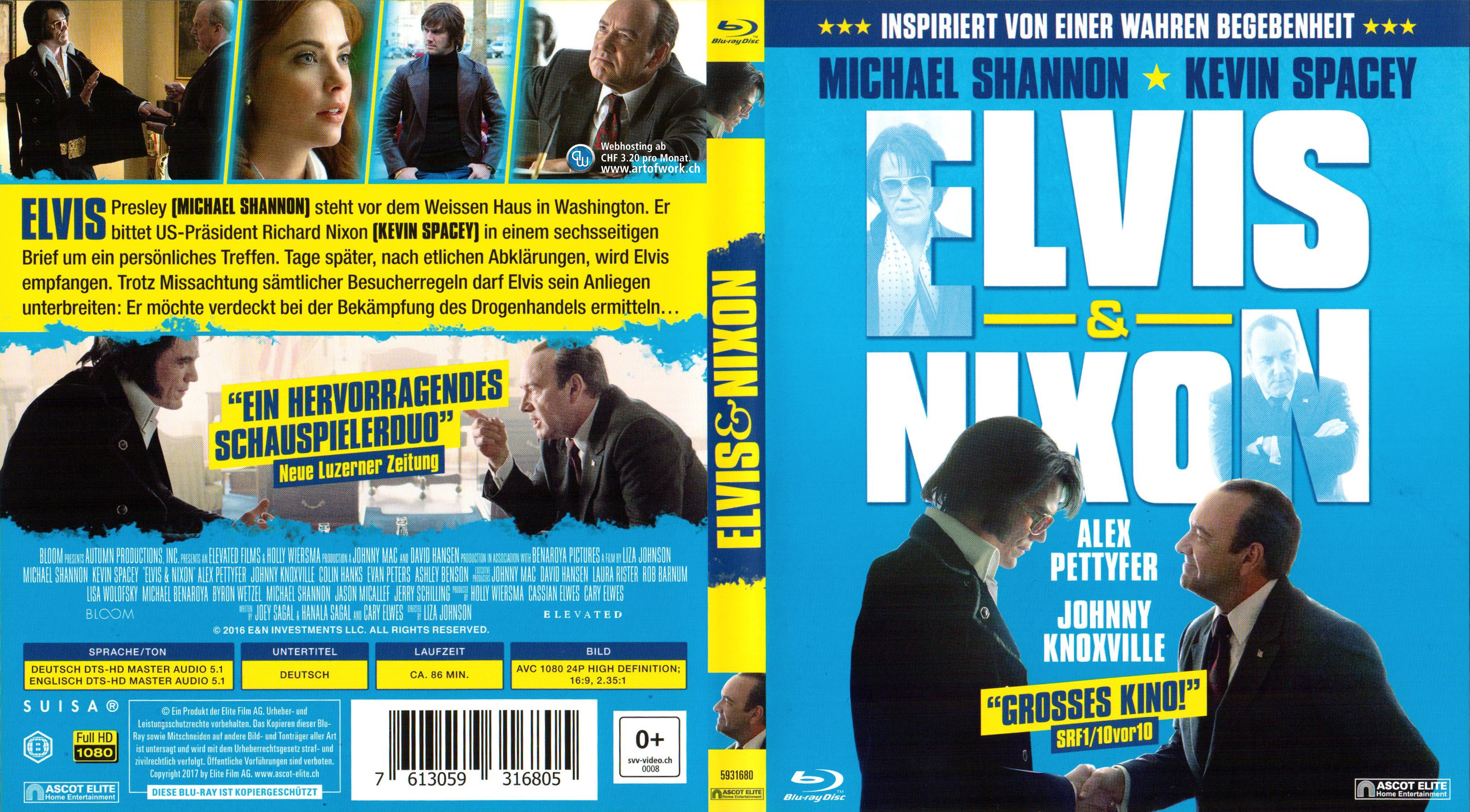 Elvis und Nixon Cover Blu ray German Deutsch 